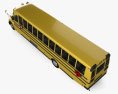 Thomas Saf-T-Liner C2 통학 버스 2012 3D 모델  top view