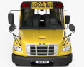 Thomas Saf-T-Liner C2 Autobús Escolar 2012 Modelo 3D vista frontal