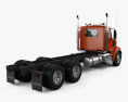 Freightliner Coronado SD Chassis Truck 2014 3d model back view
