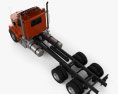Freightliner Coronado SD Chassis Truck 2014 3d model top view