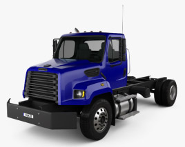 3D model of Freightliner 108SD Chassis Truck 2014
