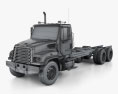 Freightliner 114SD Chassis Truck 2014 3d model wire render