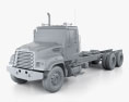 Freightliner 114SD Chassis Truck 2014 3d model clay render