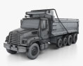 Freightliner 114SD Dump Truck 2014 3d model wire render