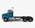 Freightliner 122SD Chassis Truck 2016 3d model side view