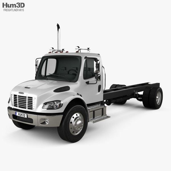 Freightliner M2 106 Day Cab Chassis Truck 2017 3D model