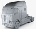 Freightliner Argosy Camión Tractor 2011 Modelo 3D clay render