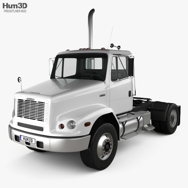 Freightliner FL112 Сідловий тягач 2-вісний 2004 3D модель