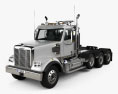 Freightliner 122SD SF Day Cab Tractor Truck 4-axle 2018 3d model