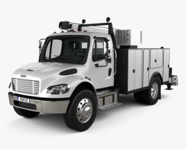 Freightliner M2 106 Utility Truck 2017 3D 모델 