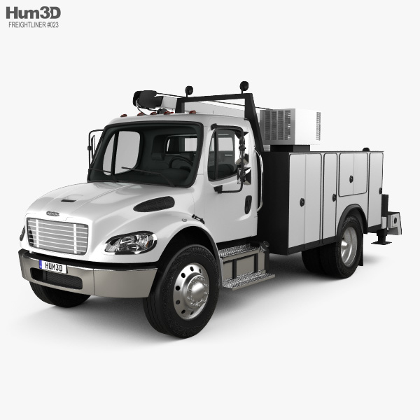 Freightliner M2 106 Utility Truck 2017 3D model