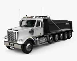 Freightliner 122SD SF Dump Truck 6-axle 2018 3D model