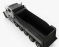 Freightliner 122SD SF Dump Truck 6-axle 2018 3d model top view