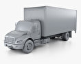 Freightliner M2 106 Box Truck 2018 3d model clay render