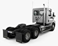 Freightliner Cascadia Day Cab Tractor Truck 2016 3d model back view