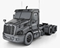 Freightliner Cascadia Day Cab Tractor Truck 2016 3d model wire render