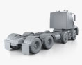 Freightliner Columbia Chassis Truck 4-axle 2022 3d model