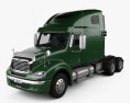 Freightliner Columbia Sleeper Cab Raised Roof Camion Tracteur 2009 Modèle 3d