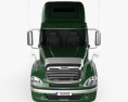 Freightliner Columbia Sleeper Cab Raised Roof Camion Tracteur 2009 Modèle 3d vue frontale