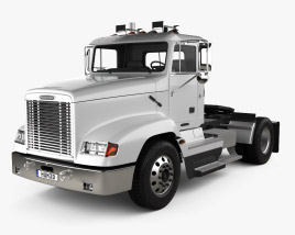 Freightliner FLD 112 Day Cab Tractor Truck 2010 3D model