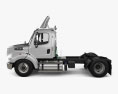 Freightliner M2 112 Day Cab Tractor Truck 2-axle with HQ interior 2011 3d model side view