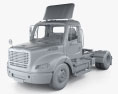 Freightliner M2 112 Day Cab Tractor Truck 2-axle with HQ interior 2011 3d model clay render
