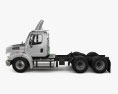 Freightliner M2 112 Day Cab Tractor Truck 3-axle with HQ interior 2011 3d model side view