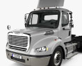 Freightliner M2 112 Day Cab Tractor Truck 3-axle with HQ interior 2011 3d model