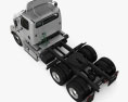 Freightliner M2 112 Day Cab Tractor Truck 3-axle with HQ interior 2011 3d model top view