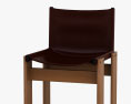 Afra and Tobia Scarpa Monk Chair 3d model