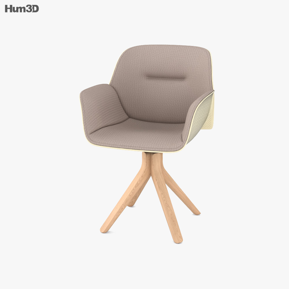 Andreu World Nuez Chair 3D model