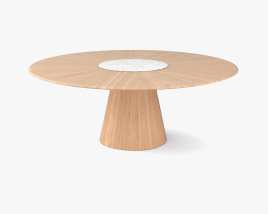 Andreu World Reverse Wood table 3D model