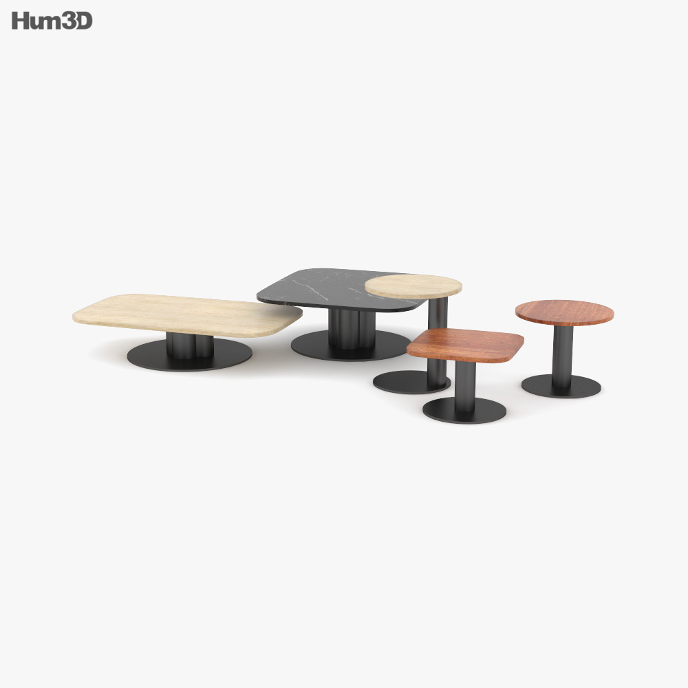 Arflex Goya Small Tables 3D model