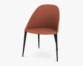 Arper Cila 4 Wood Legs Chair 3D model