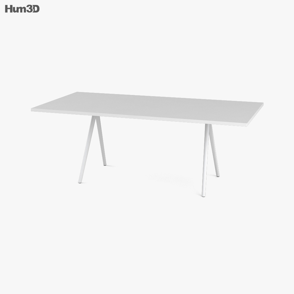 Arper Meety Rectangular Table 3D model