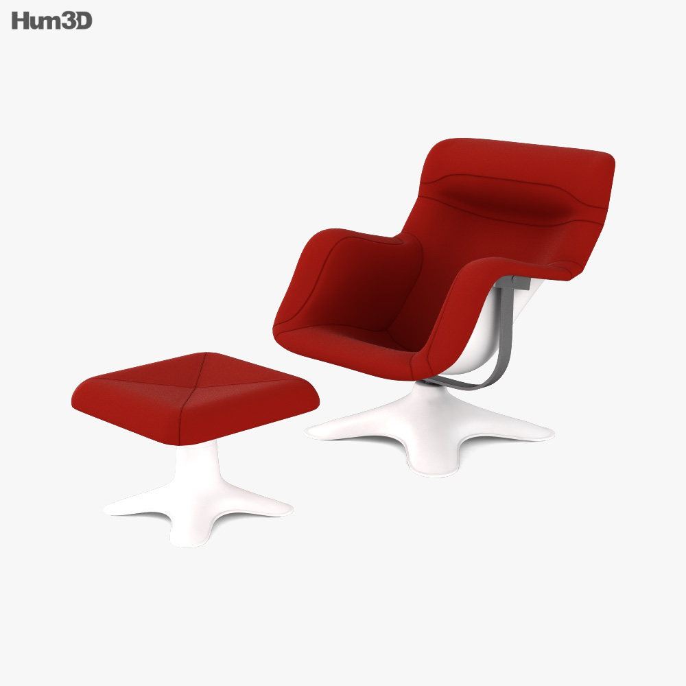 Artek Karuselli Lounge chair 3D model