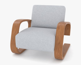 Artek 400 Armchair 3D model