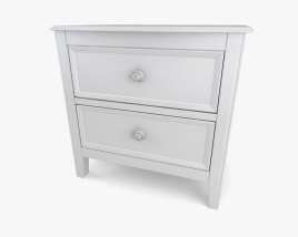 Ashley Caspian Panel Nightstand 3D model
