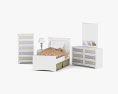 Ashley Sandhill Panel-Schlafzimmer-Set 3D-Modell