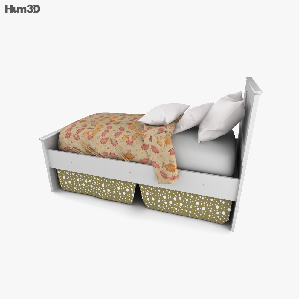 Ashley Sandhill 面板床 3D模型