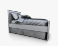 Ashley Sandhill Panel-Bett 3D-Modell