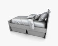 Ashley Sandhill Panel bed 3d model