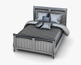 Ashley Cottage Retreat Full Sleigh Bed 3d model