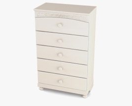 Ashley Cottage Retreat Chest of Drawers 3D model