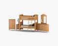 Ashley Stages Bunk Bedroom set 3D модель