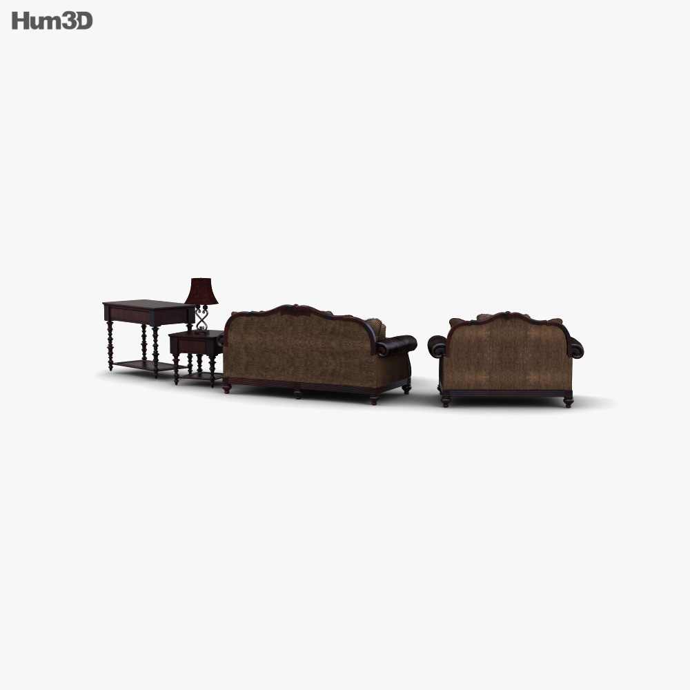 Ashley Livingroom Key Town 3D-Modell