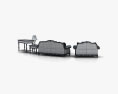 Ashley Livingroom Key Town Modelo 3D