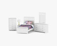 Ashley Lulu Panel bedroom set 3d model