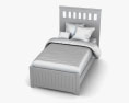 Ashley Lulu Twin Panel-Bett 3D-Modell