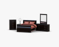 Ashley Huey Vineyard Sleigh Bedroom set 3D модель